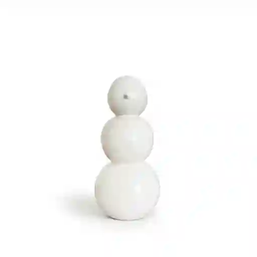Muñeco De Nieve En Cerámica Grande