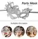 Antifaz Plateado Halloween