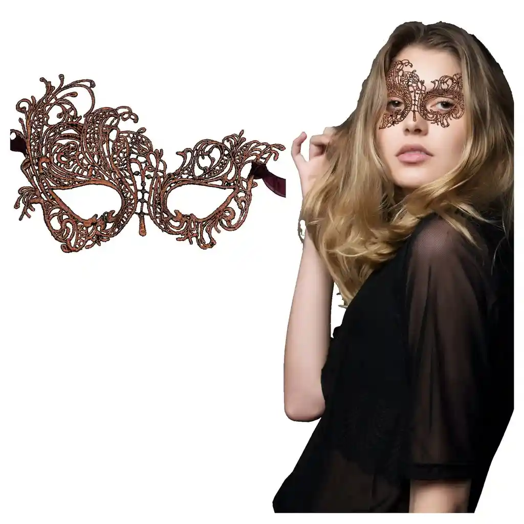 Antifaz Cobre Sencillo Halloween