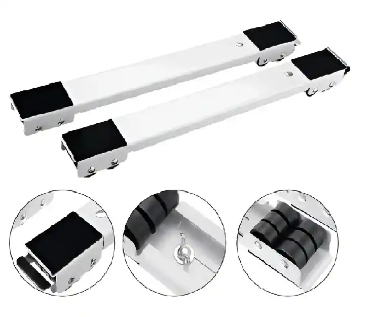 Soporte Con Ruedas Para Frigorífico Estufa Y Lavadora Kyriios Blanco