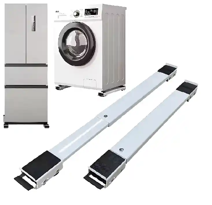 Soporte Con Ruedas Para Frigorífico Estufa Y Lavadora Kyriios Blanco