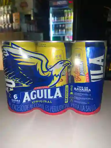 Six Pack Cerveza Águila Lata 269 Ml