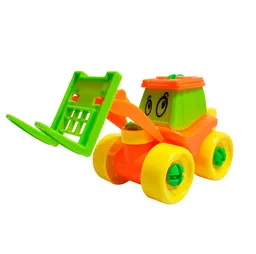 Figura Tractor Armable + Destornillador De Juguete