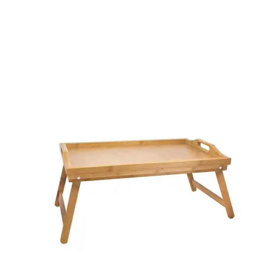 Mesa Plegable De Madera Clara