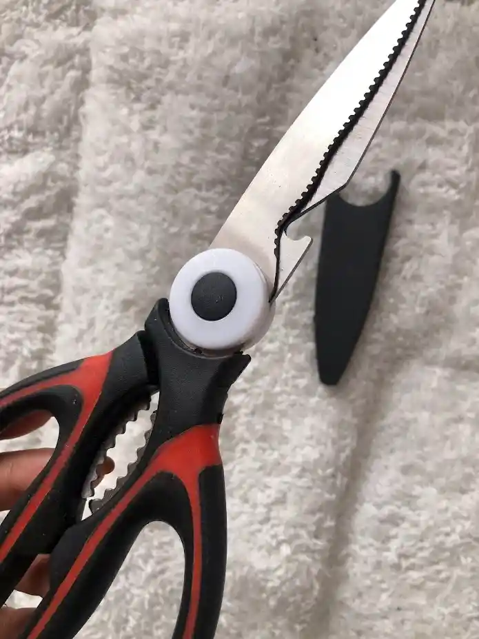 Tijeras Para Cocina Multiusos Negras Acero Inoxidable Destapador