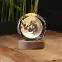 Lámpara Esfera De Cristal Luna