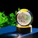 Lámpara Esfera De Cristal Luna