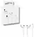 Auriculares Earpods Conector Lightning Apple | Color Blanco