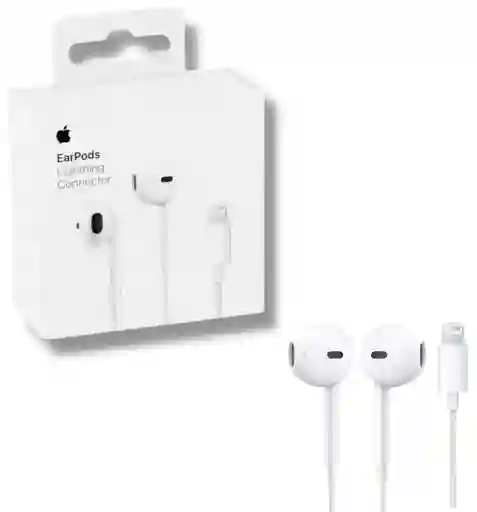 Auriculares Earpods Conector Lightning Apple | Color Blanco