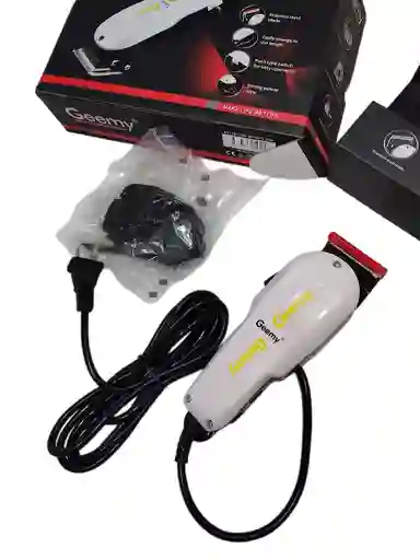 Maquina Afeitadora Blanca Geemy Gm-1021 Profesional Hair