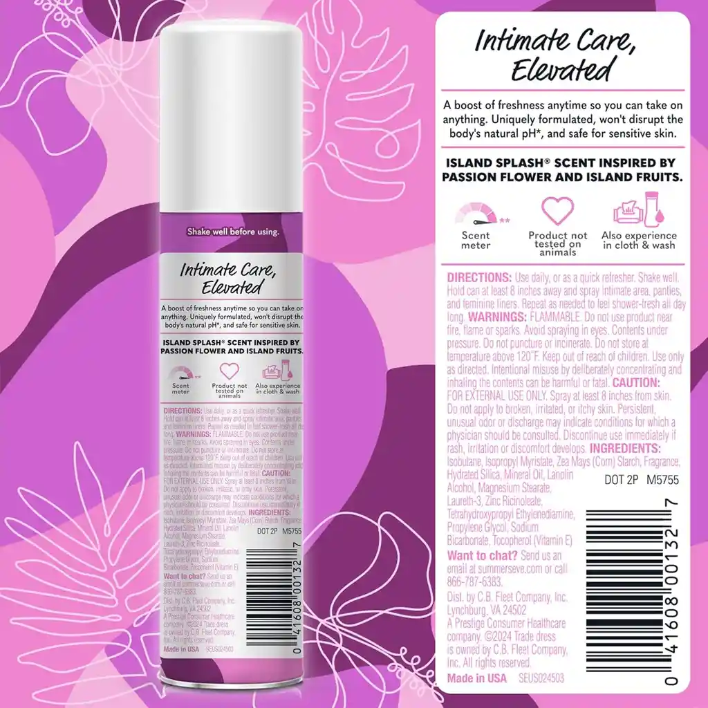 Summer Eve Desodorante Intimo Spray 56,7g