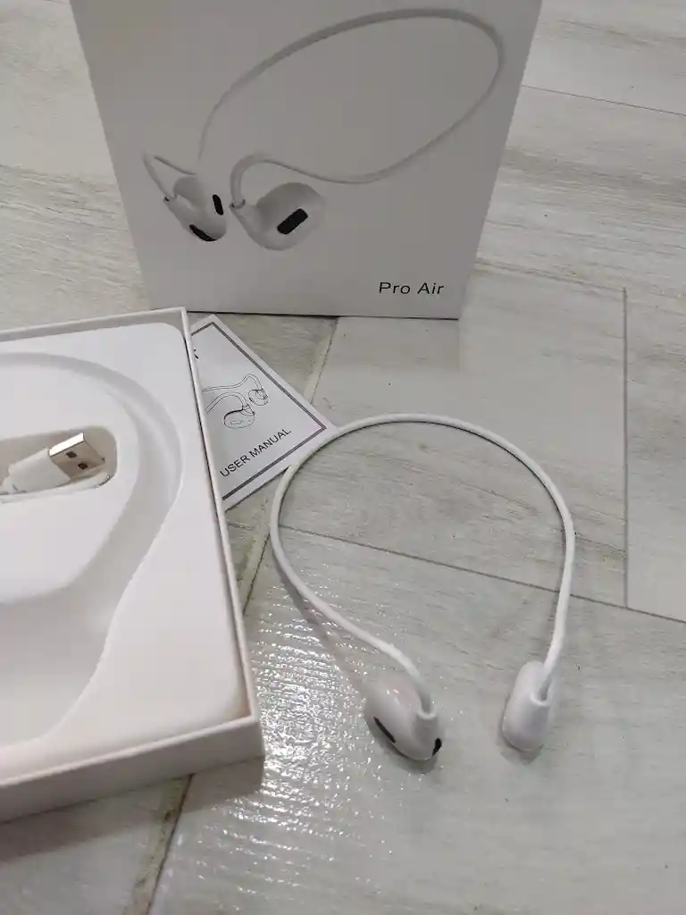 Audífonos Inalámbricos Pro Air Blancos Cuellera