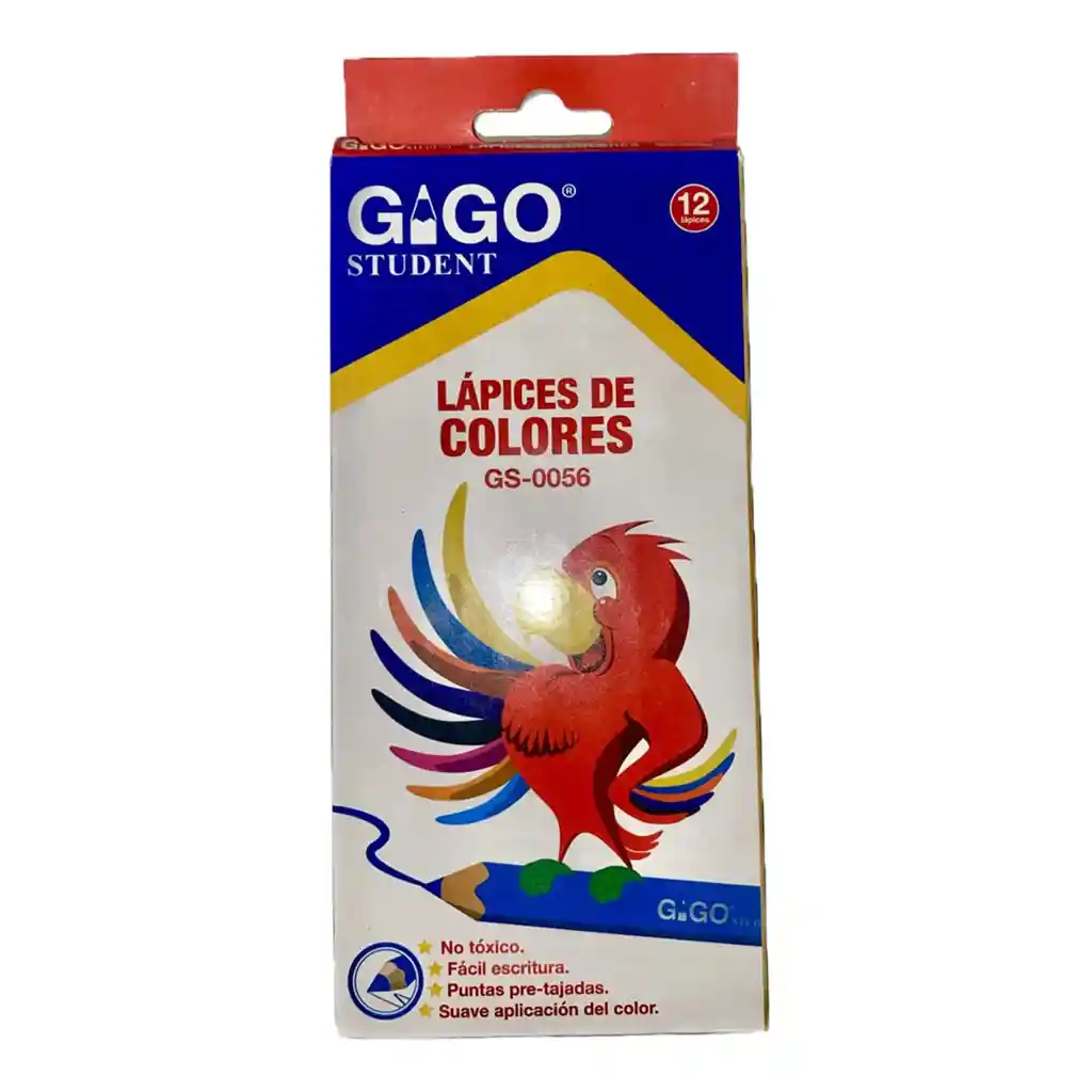 Caja De Colores X 12 Unidades Gigo Pack De Colores