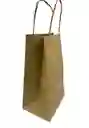 Bolsa Papel Kraft # 6 Con Manija (17x28x11 Cms)