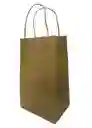 Bolsa Papel Kraft # 6 Con Manija (17x28x11 Cms)