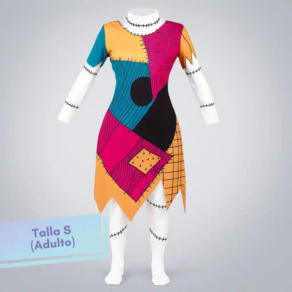 Disfraz Halloween Sally El Extraño Mundo De Jack Adulto (talla S)