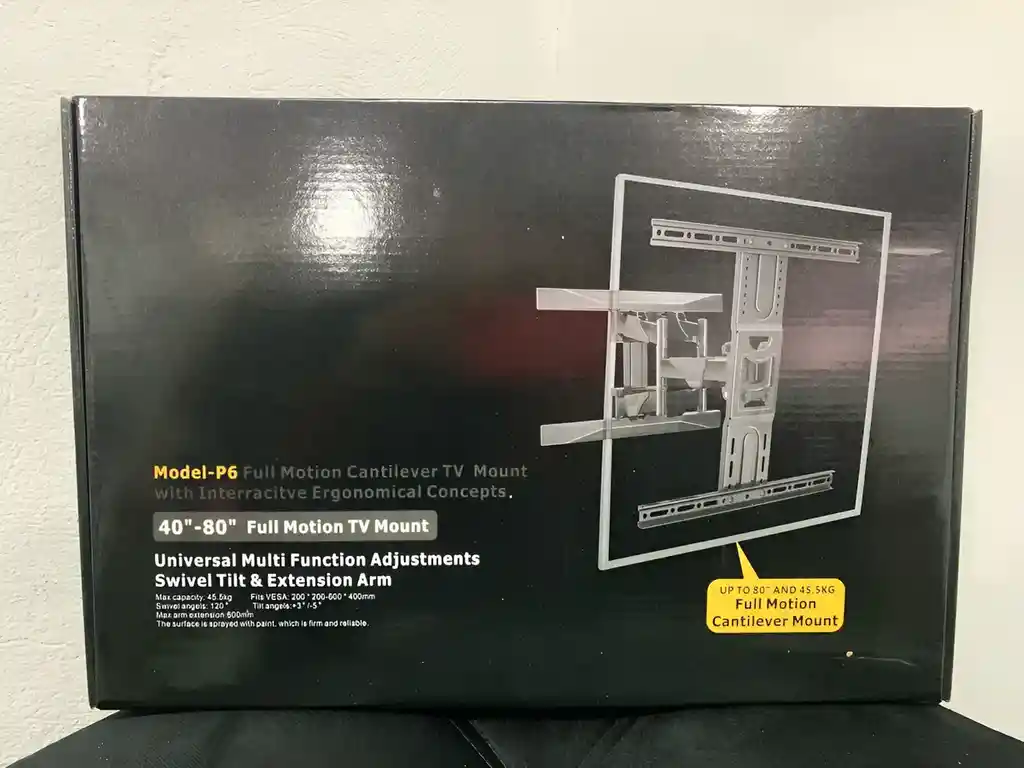 Soporte Para Tv 40 A 80 Pulgadas Giratorio Inclinable P6