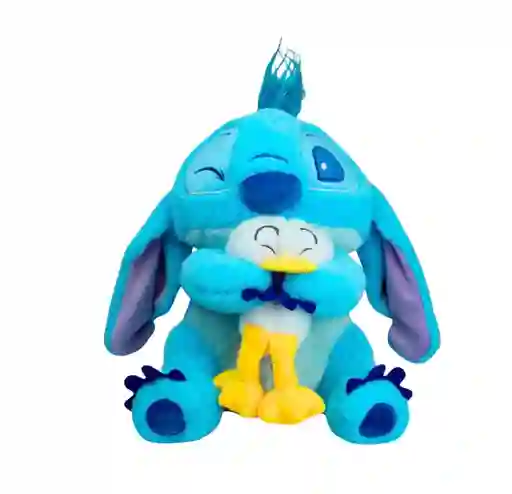 Peluche Stich Abrazando Pato 40 Cm