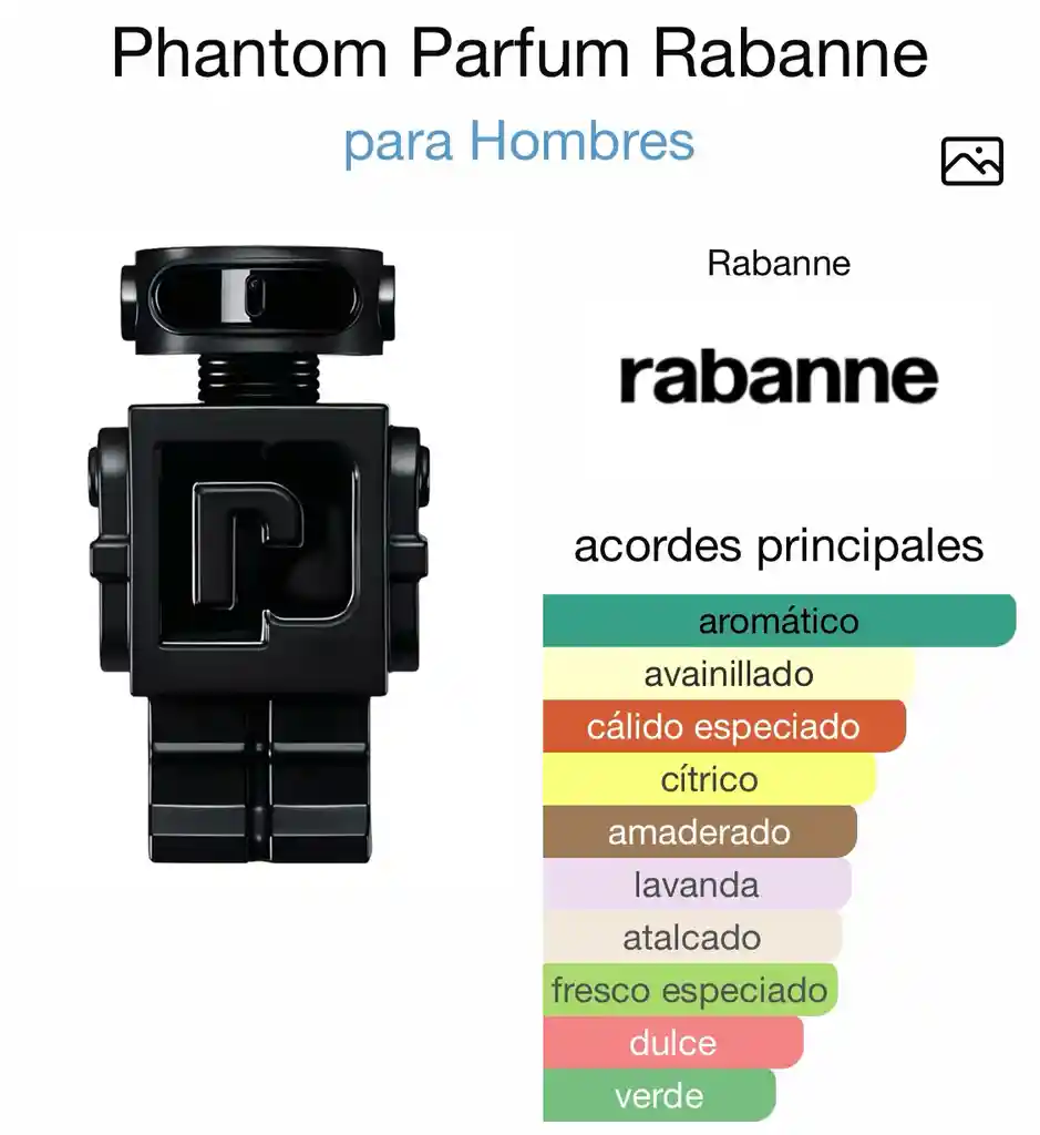 Perfume Phantom Parfum Para Hombres