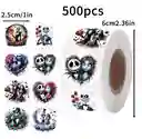 500 Pegatinas Stickers Halloween Vinilo Variados