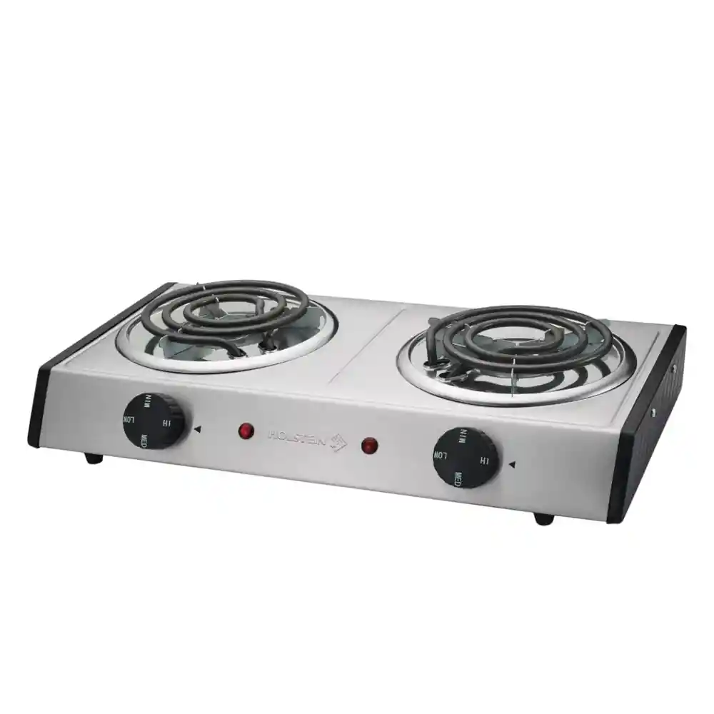 Estufa Doble Holstein 47x27x9cm Gris Hh-09045001ss