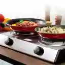 Estufa Doble Holstein 47x27x9cm Gris Hh-09045001ss