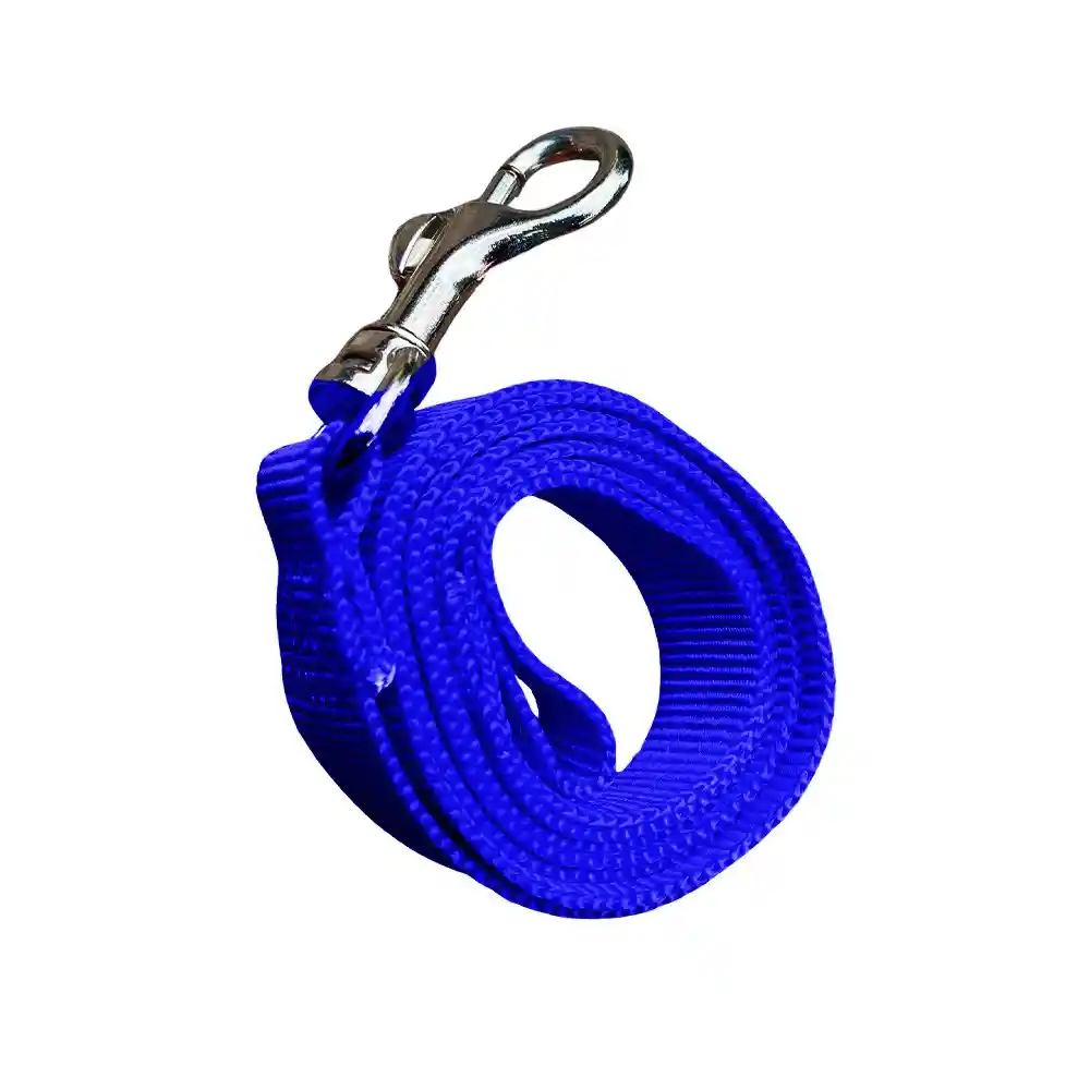 Correa Viajera Color Azul Para Mascota Talla M