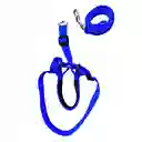 Correa Viajera Color Azul Para Mascota Talla M
