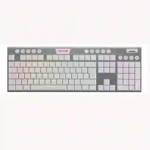 Teclado Gamer Inalambrico Redragon Horus Fs K618 Blanco