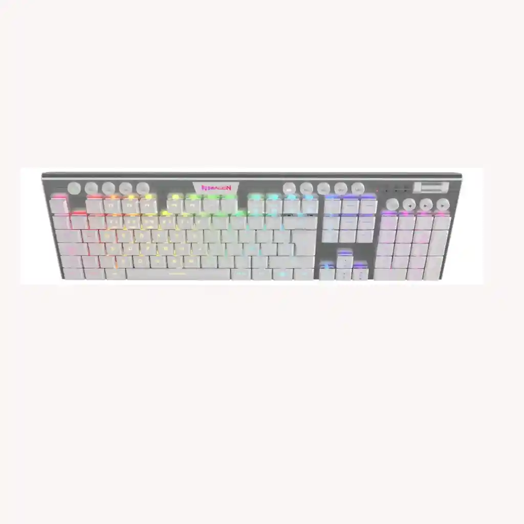Teclado Gamer Inalambrico Redragon Horus Fs K618 Blanco