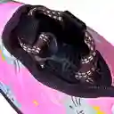 Cono Para Mascota Color Rosa Con Diseño De Gatos Talla 2