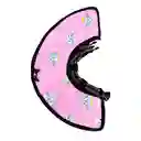 Cono Para Mascota Color Rosa Con Diseño De Gatos Talla 2