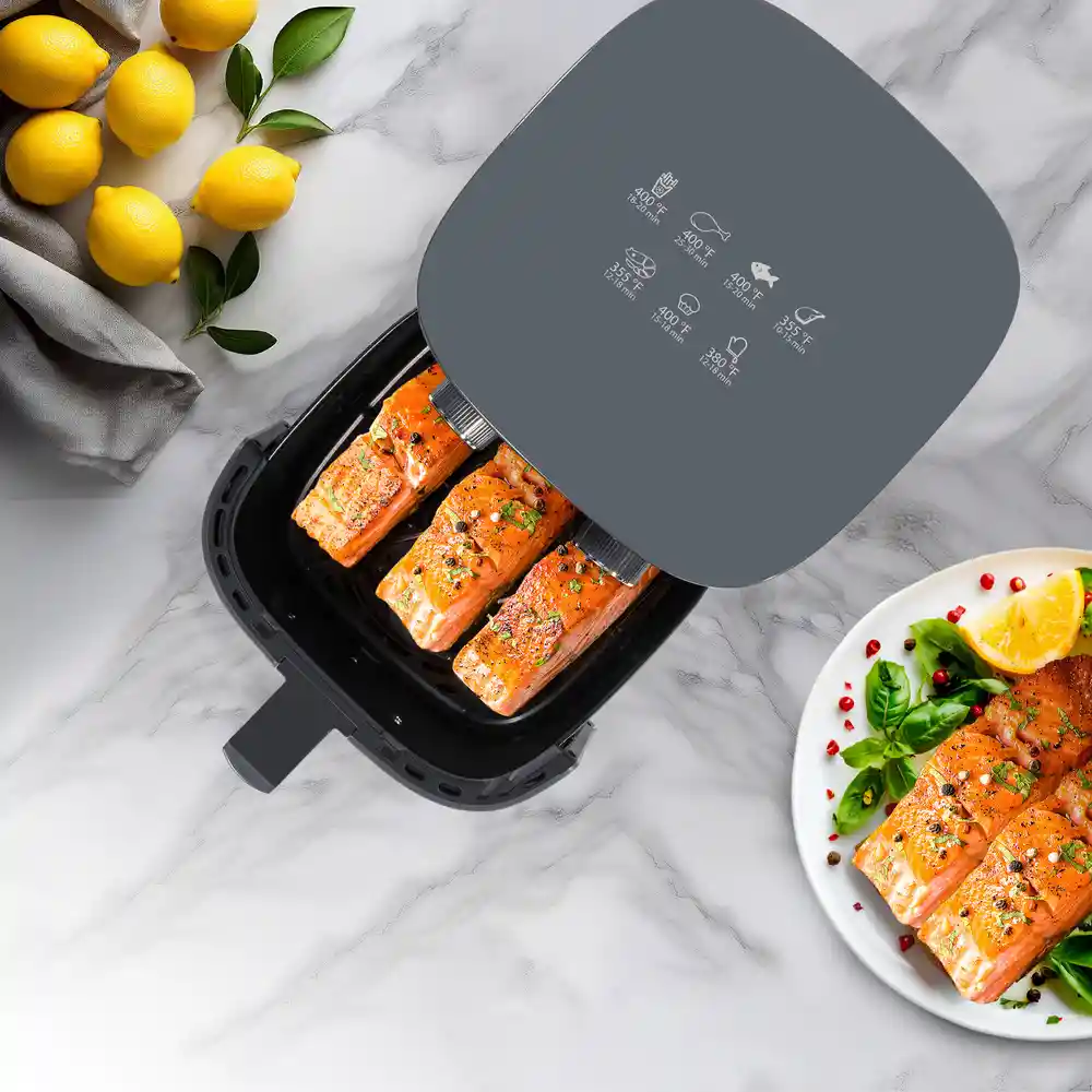 Freidora Holstein Negro 4 Lt 1400 W Hh-09114019dg