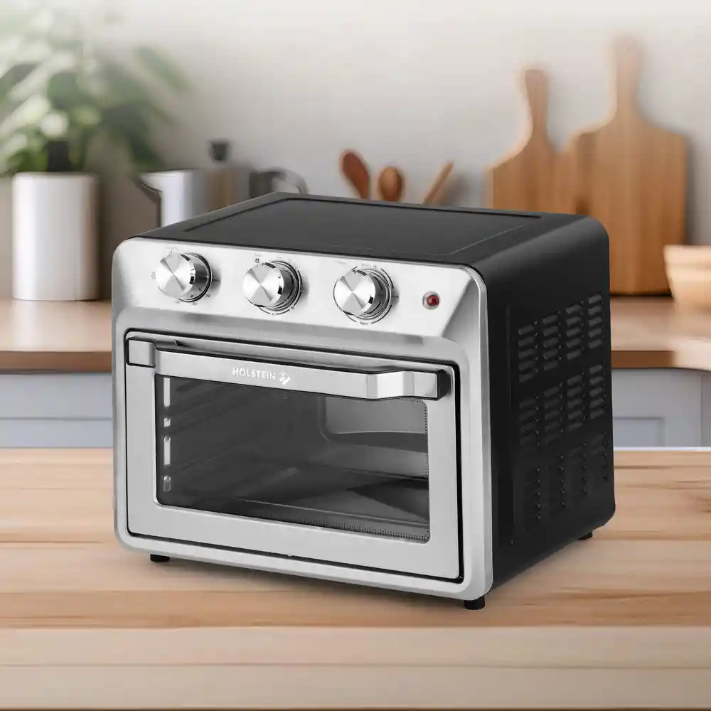 Horno Freidora Holstein 43x40x34cm Negro 20 Lt 1500 W Hh-092