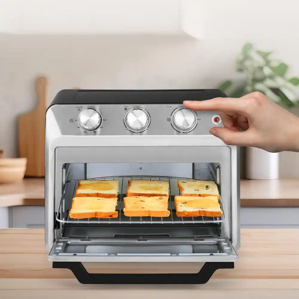 Horno Freidora Holstein 43x40x34cm Negro 20 Lt 1500 W Hh-092