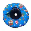 Dona Para Mascotas Color Celeste Con Diseño De Mario Bross Talla Xs