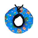 Dona Para Mascotas Color Celeste Con Diseño De Mario Bross Talla Xs