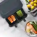 Freidora Doble Holstein Negro 8 Lt 1600 W Hh-09114021dg