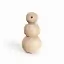 Muñeco De Nieve En Madera Mediano