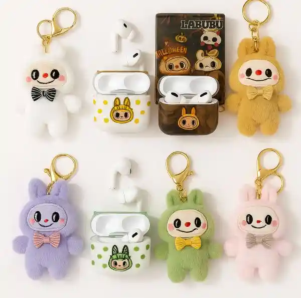 Combo Audifonos Y Labubu