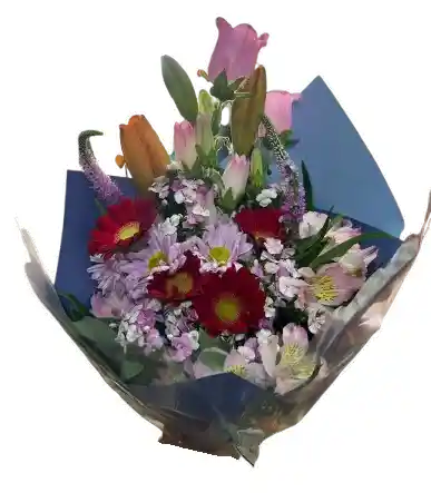 Ramo Premium Mixto Con Lirios Y Gerberas