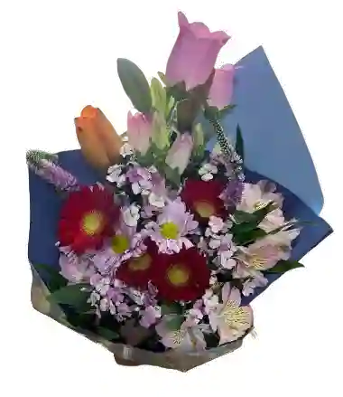 Ramo Premium Mixto Con Lirios Y Gerberas