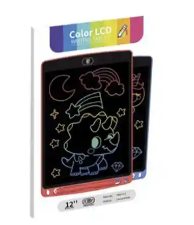 Tablet Lcd Colores Dibuja Y Aprende Sin Limite 12¨ Azul