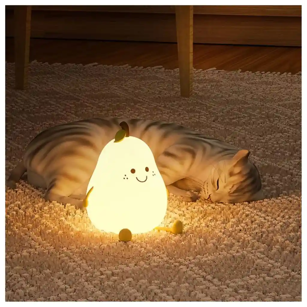 Luz Nocturna De Pera Para Decoración Lampara De Luz Nocturna