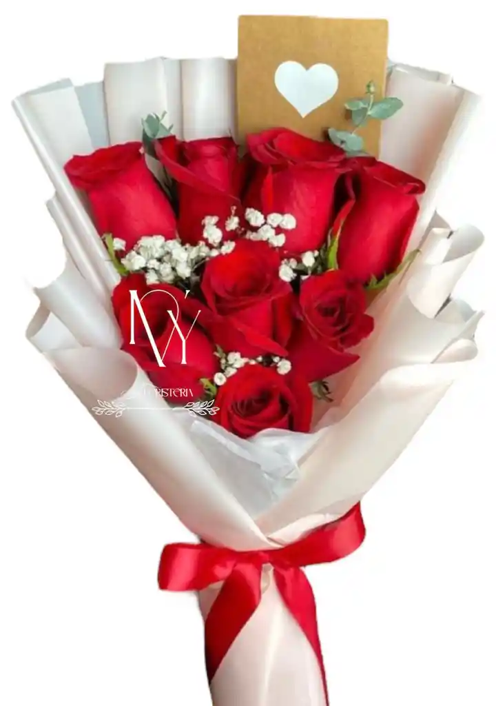 Flores Rosas Rojas X12