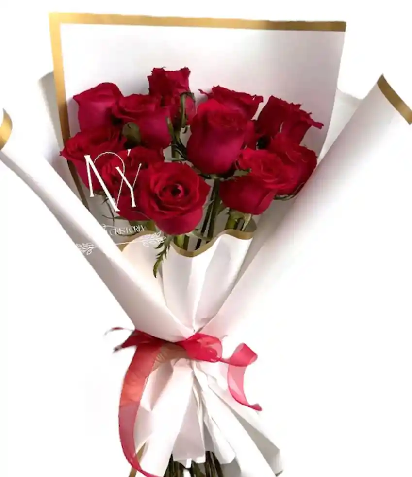 Flores Rosas Rojas X12