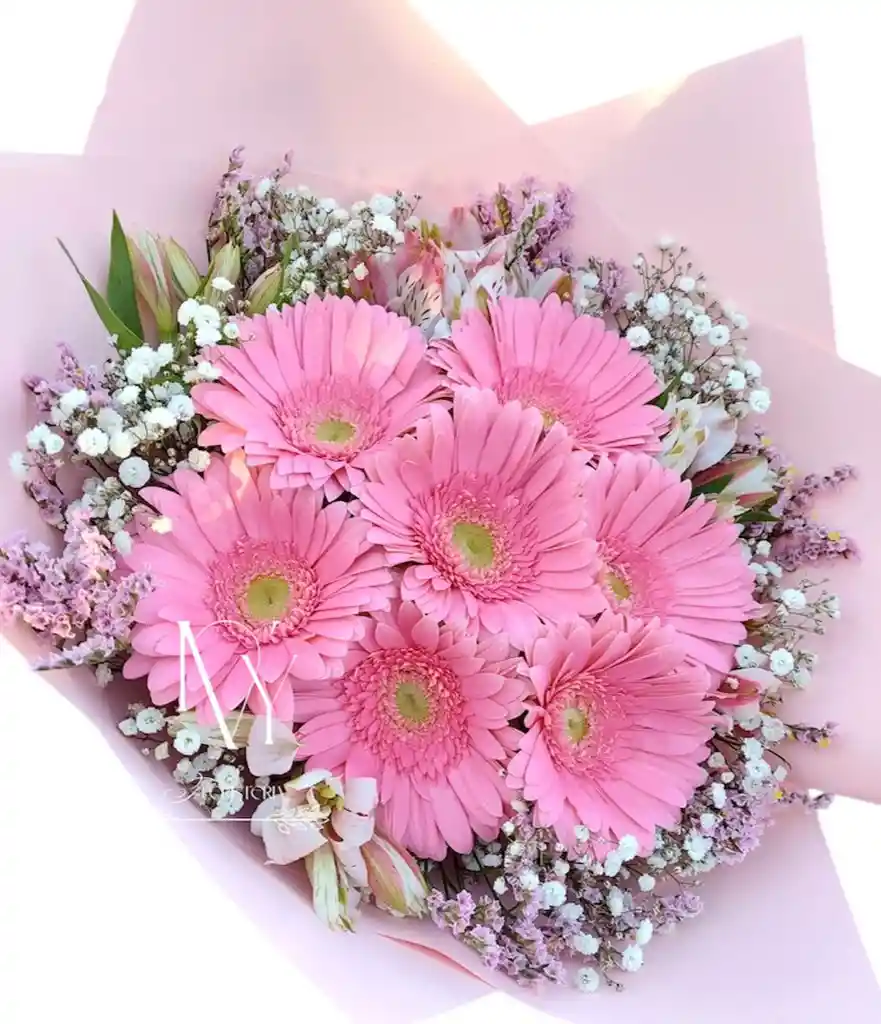 Flores Gerberas Rosadas
