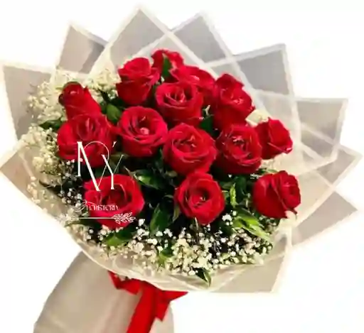 Flores Rosas Rojas X24