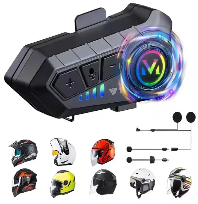 Intercomunicador Para Casco Motocicleta V 10 Bluetooth