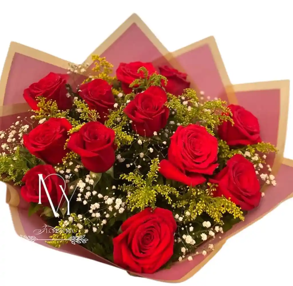 Flores Rosas Rojas X24